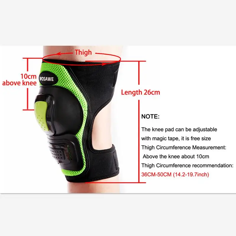 WOSAWE 1 пара защитные накладки на колено ролики лыжи сноуборд скейтинг утолщаются