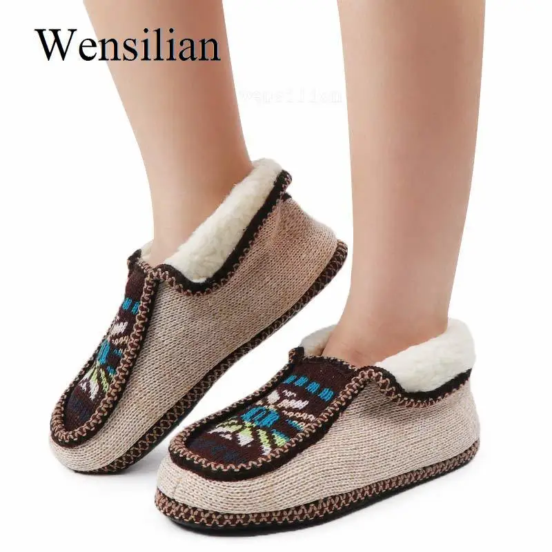 Fur Slides Home Slippers Women Winter House Shoes Warm Indoor Floor Shoes Furry Fluffy Slippers Pantoufle Femme Zapatillas Mujer