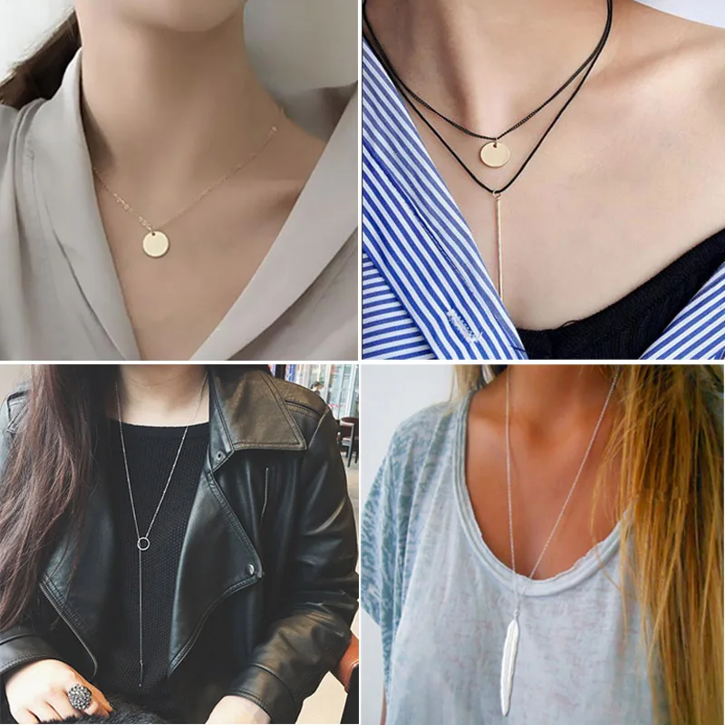 Античный Серебристый Металлический Чокер-ожерелье в стиле панк дизайнерские