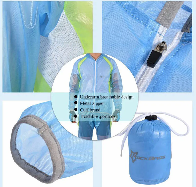 Водонепроницаемая веломайка ROCKBROS дышащая куртка ветрозащитное пальто одежда