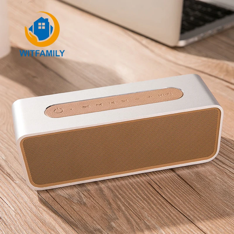 Bluetooth колонка с будильником FM радио стерео 8 часов работы перезаряжаемая батарея