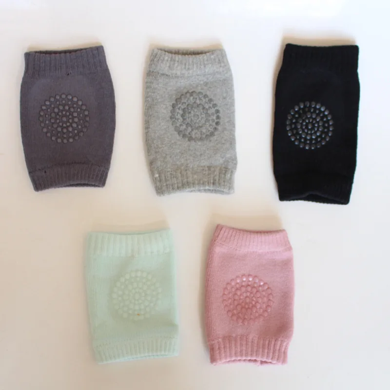 

1 Pair Baby Knee Pad Kids Safety Slip Crawling Albow Cushion Protect Baby Knee Cap Cotton Non-Slip Warm Thickening Socks