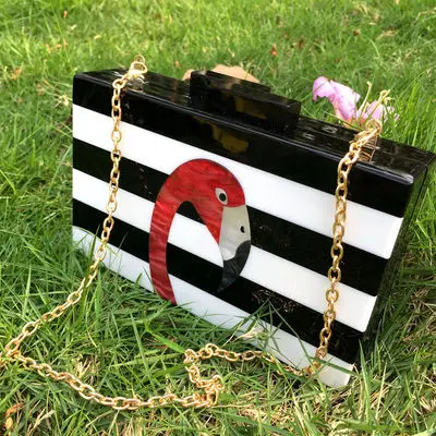 2018 новая Мини акриловая женская сумка на плечо диагональная маленькая