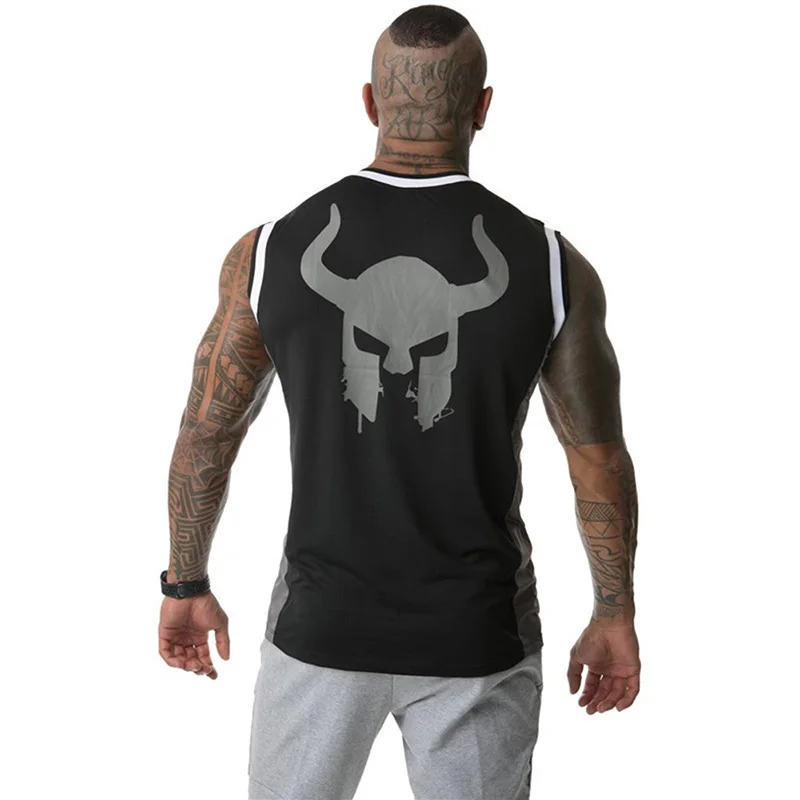 

2019 summer mesh clothing Mens Tank Tops Stringer Bodybuilding Fitness absorb sweat breathe freely Men Tanks Clothes Singlets