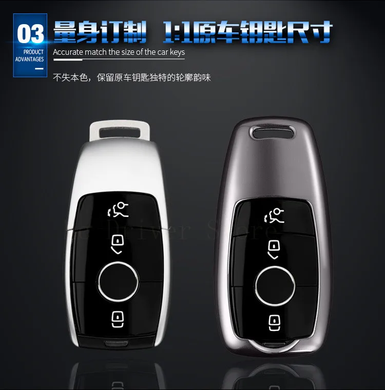 Для Mercedes-Benz ключ чехол КРЫШКА ДЛЯ E S Class E200l E260 320l W177 W205 S205 C205 W213 S213 C238 W222 C217 C257 оболочки
