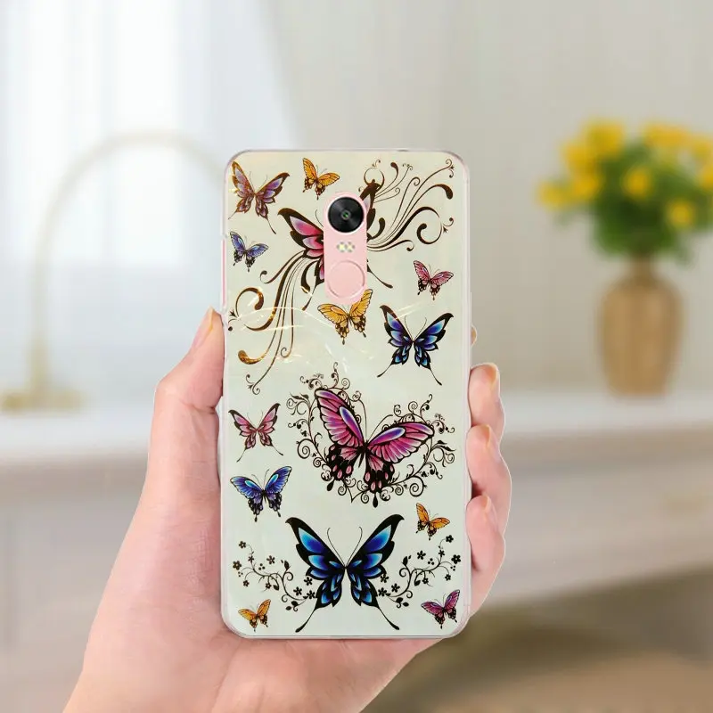 Красивая Бабочка Фея для Xiaomi Redmi Mi Note 4X2 3 S 4A 5 6 5S 5X 5A 6X Pro Plus Мягкий ТПУ силиконовый