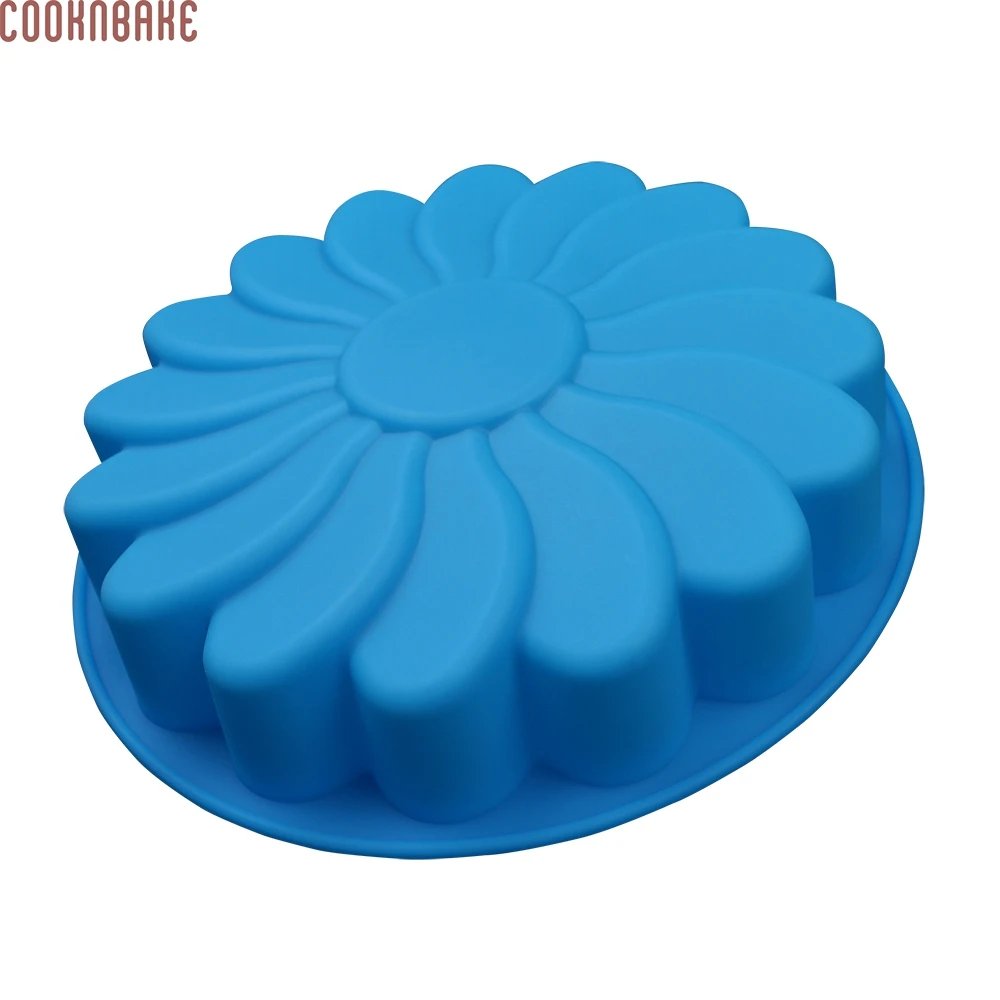COOKNBAKE DIY Silicone Cake Mold Single Flower Baking Pan Sun Jelly FDA Quality CDSM-124 | Дом и сад
