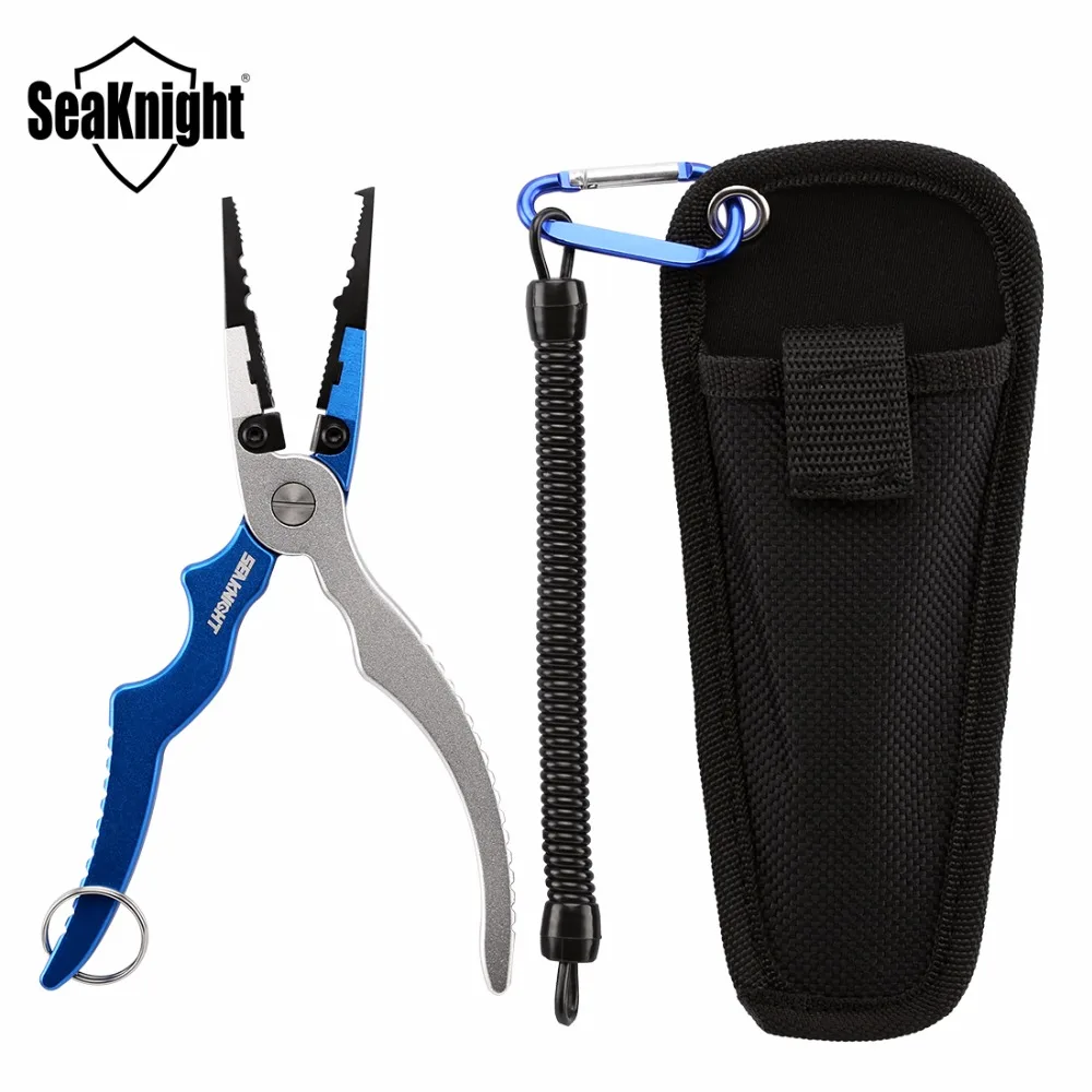 

Seaknight Fishing Pliers SK005 108g/3.8oz Tungsten Steel Blade Braided Line Cutter Pliers Scissors Aluminum Fishing Tool