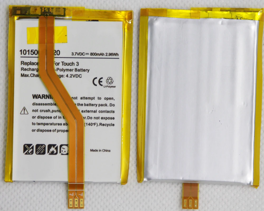 10 шт./лот 800 мАч 616 0471 0473 батарея для iPod Touch 3rd 3g Gen замена батареи|Аккумуляторы