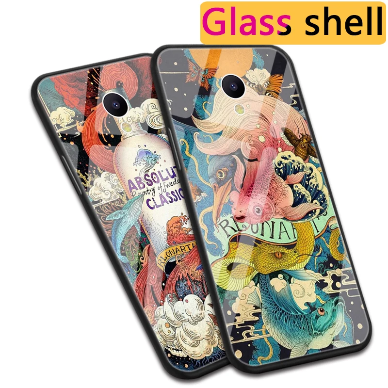 Роскошный силиконовый чехол с цветочным рисунком для Meizu V8 15 / 16 16th Plus задняя