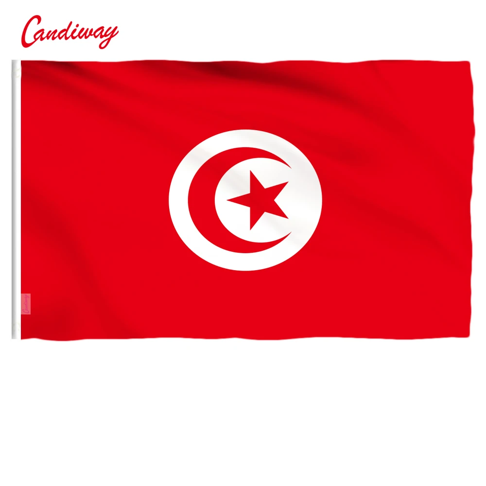 90х150 см Tunisian флаг полиэстер баннер внешний украшение интерьера|banner outdoor|tunisian flagflags