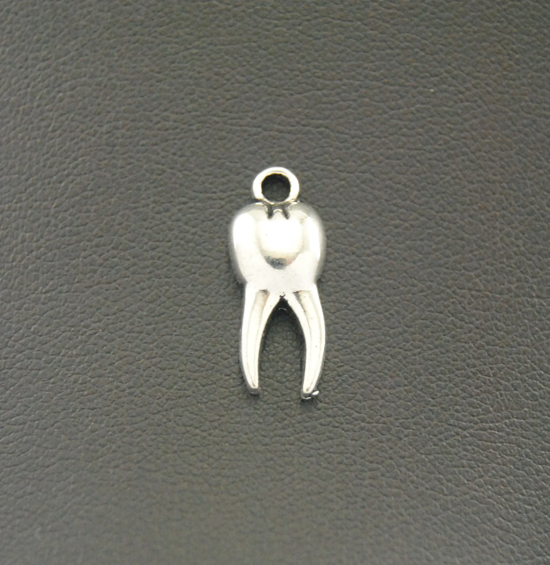15 шт. сплав Серебряный цвет Шарм зуб Подвески ручной работы подвески ювелирные