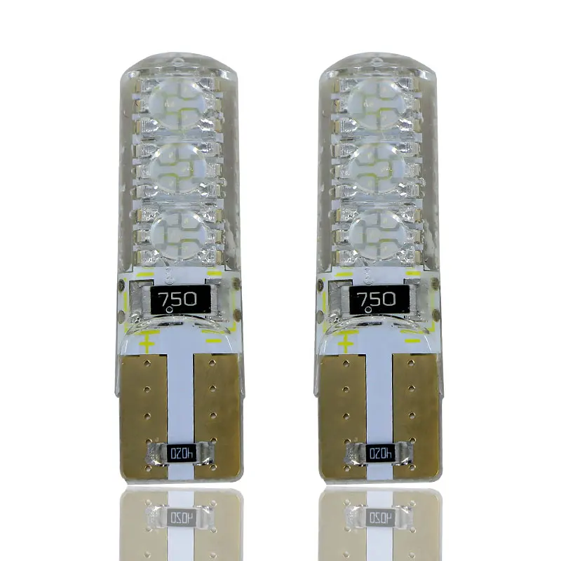 2 x T10 W5W T16 светодиодные лампы для парковки Sidelight Canbus без ошибок Peugeot 107 1007 206 207 2008 301