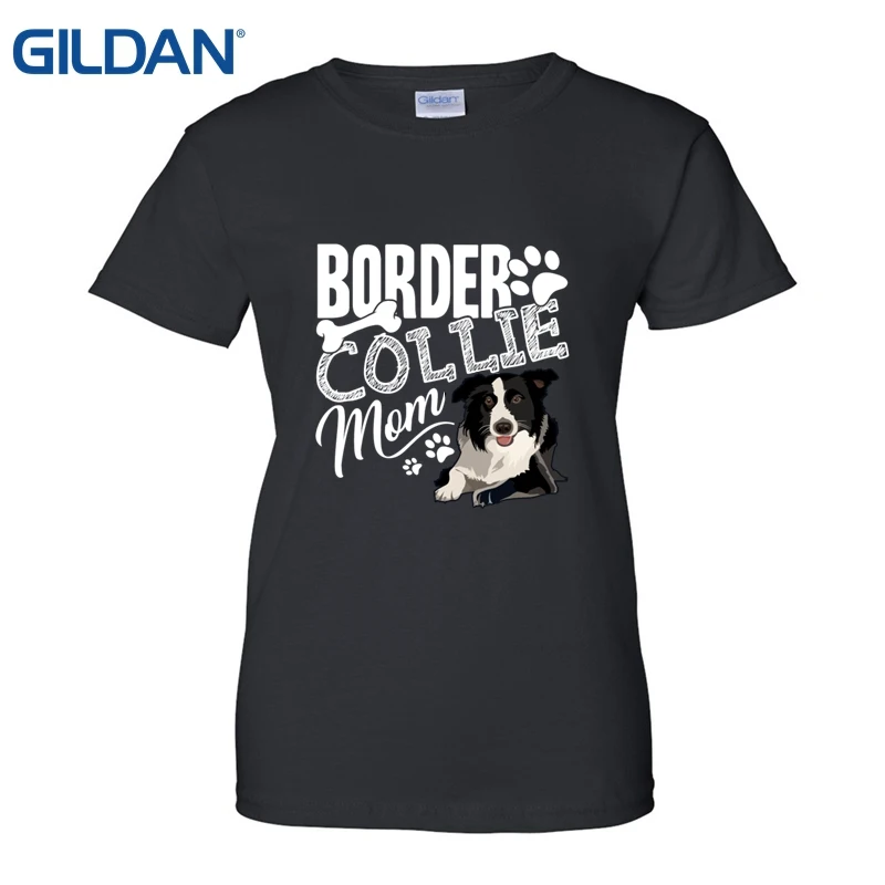 Border Collie мама Рубашка Футболка Веселая Новая женская весна лето платье короткий