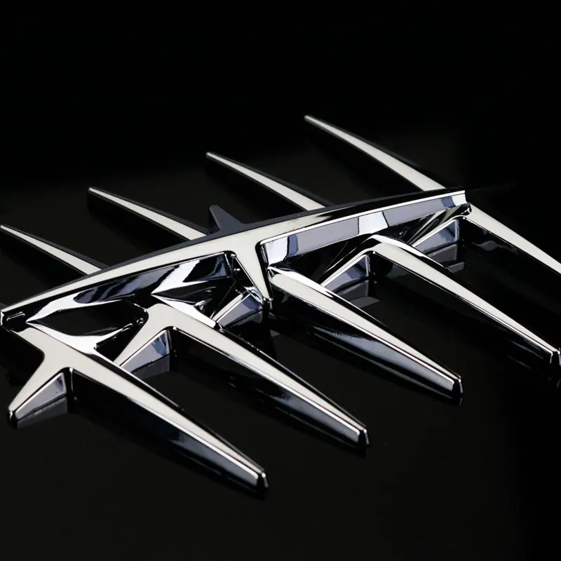 Стикер для автомобиля Noizzy Cross Star декоративный хромированный 3d значок с