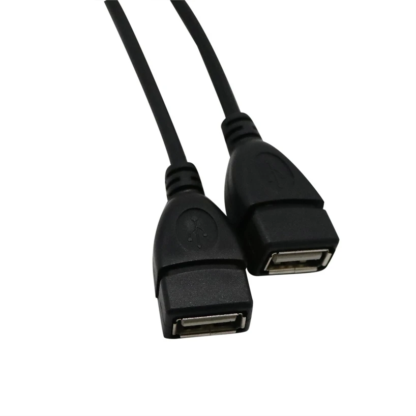 USB 2 0 30 см портативный шунт быстрая зарядка y разветвитель концентратор двойной