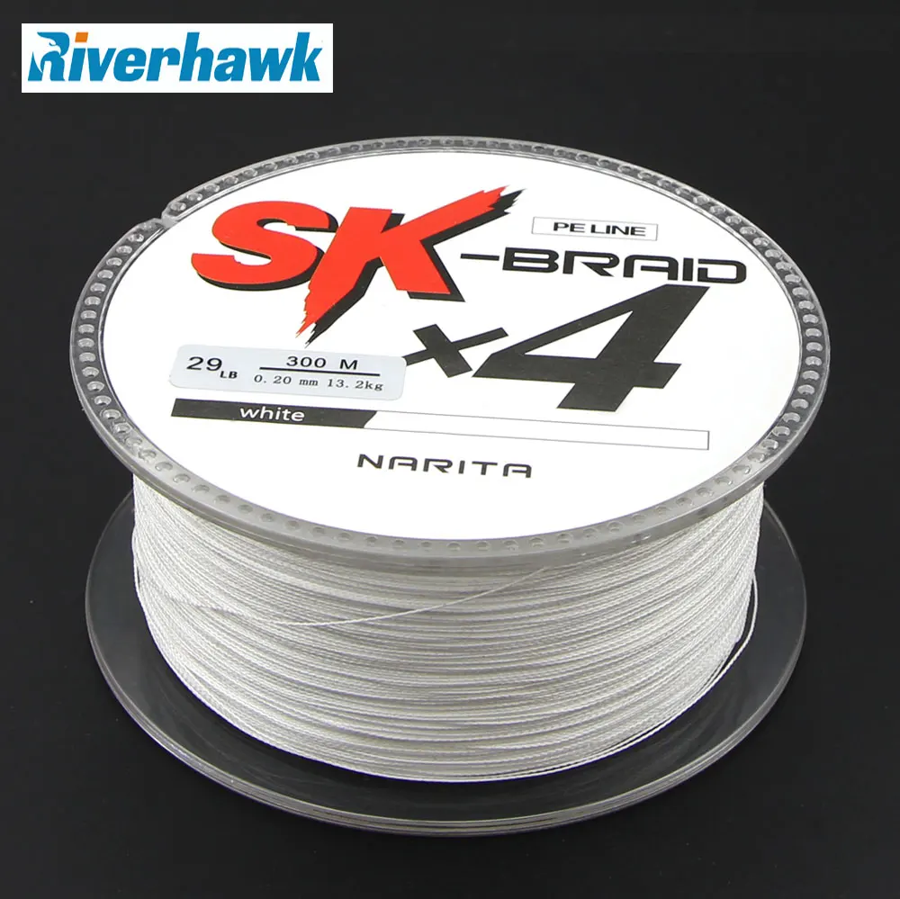 Леска плетеная SK X4 4 нити 300 м 10LB 8|braided line|fishing linebraided fishing line |