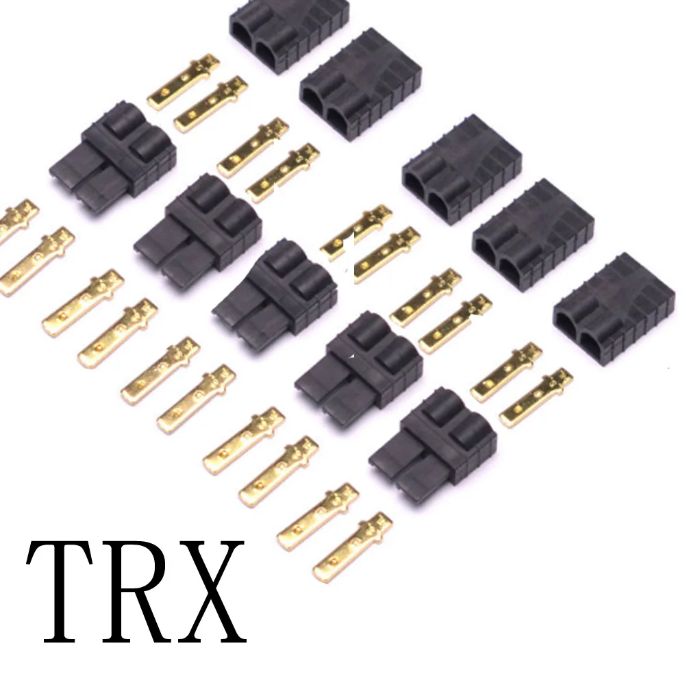 Разъем TRX RC 5 пар/10 пар бесщеточный разъем Lipo/NiMh для аккумулятора ESC|battery plug|brushless escrc