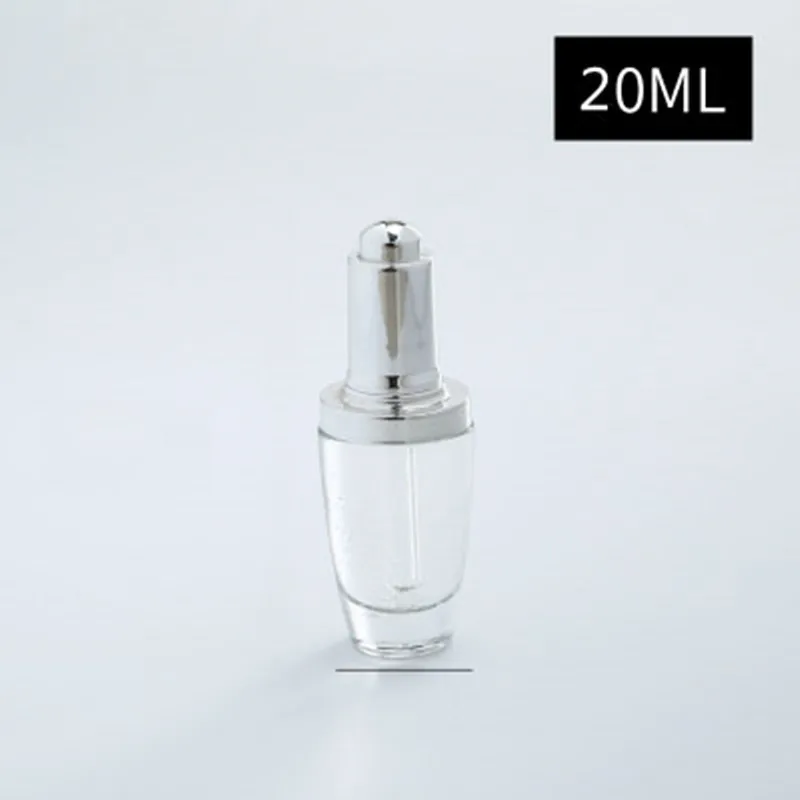 20ml Dropper Bottle 20 г, 30 г, 50 г, 20 мл, 30 мл, 50 контейнеры для косметики, мл бутылка Стекло брызга насоса с дозатором для упаковки 100 мл 120 многоразовая бутылка баночка для крема - Цвет: 20ml Dropper Bottle