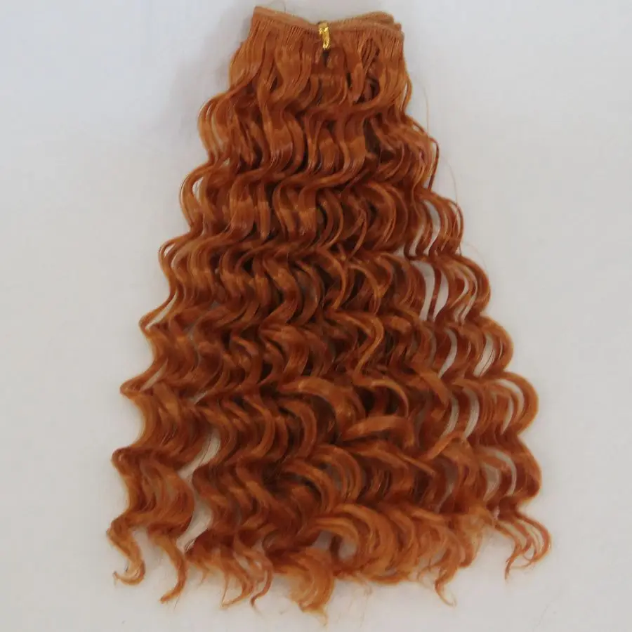 20 см кукла Gair для 1/3 1/4 1/6 BJD Diy натуральные волнистые куклы парики дерево молочный