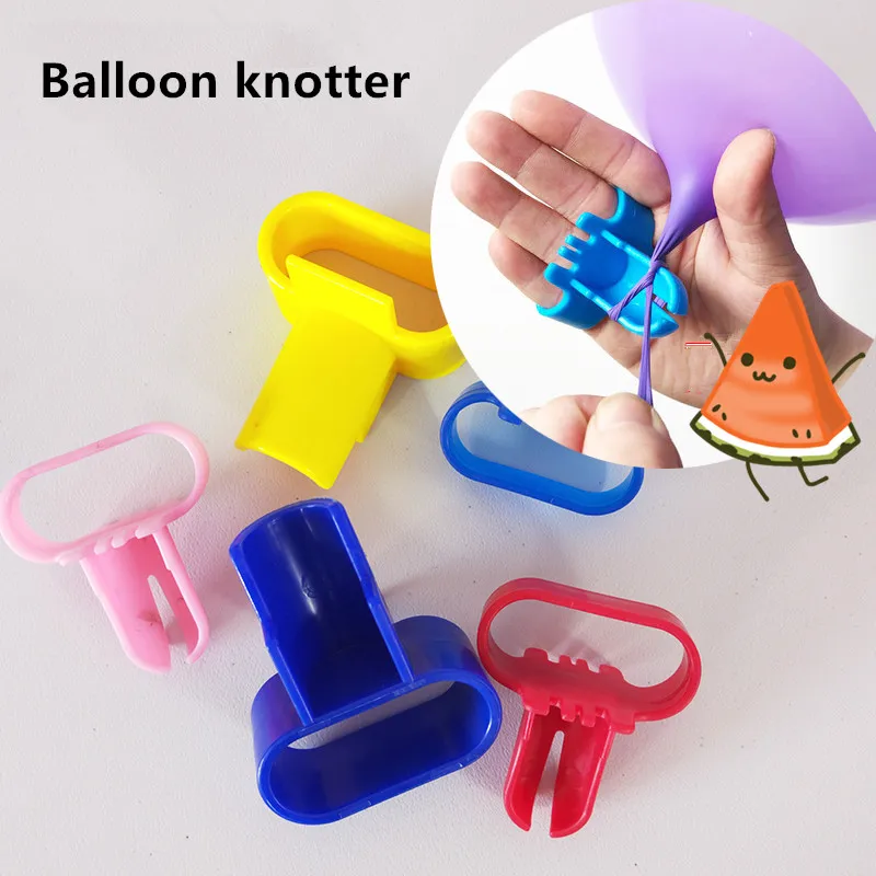 Quick Balloon Tying Tool Tieing Knot Device Accessory Knotting Clip Tie Knotter Easy Air Ballon Knotte | Дом и сад