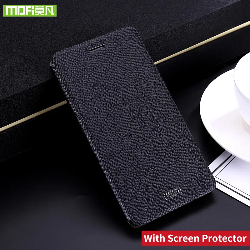 Mofi для Xiaomi Redmi 5A чехол для Xiaomi Redmi 5A чехол силиконовый держатель TPU Флип кожаный для Xiaomi Redmi 5A чехол 360 Жесткий - Цвет: black W protector