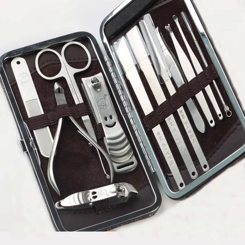 Профессиональные 12 шт./компл. инструменты для дизайна ногтей личного ухода за