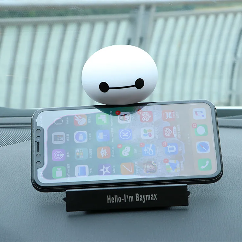 Tancredy новый мультфильм пластик робот Baymax неваляшка рисунок автомобиля украшения