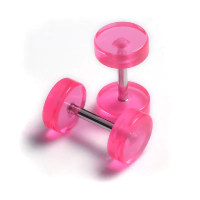 Серьги гвоздики из нержавеющей стали для имитации пирсинга украшения тела