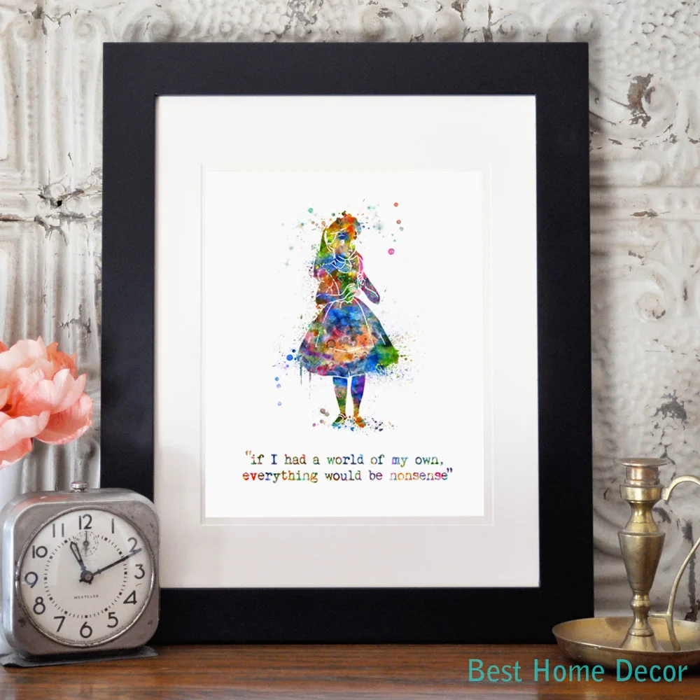 Если бы у меня был собственный мир все было ерундой настенные художественные