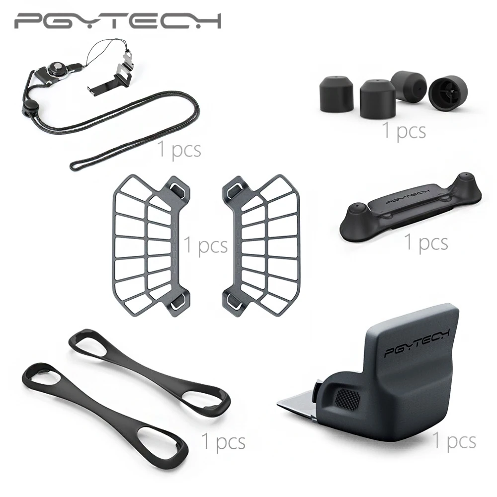 PGYTECH Motor cap+Propeller holder+Remote Controller Clasp+Gimbal protector+Control Stick Protector+Hand Guard For DJI SPARK |