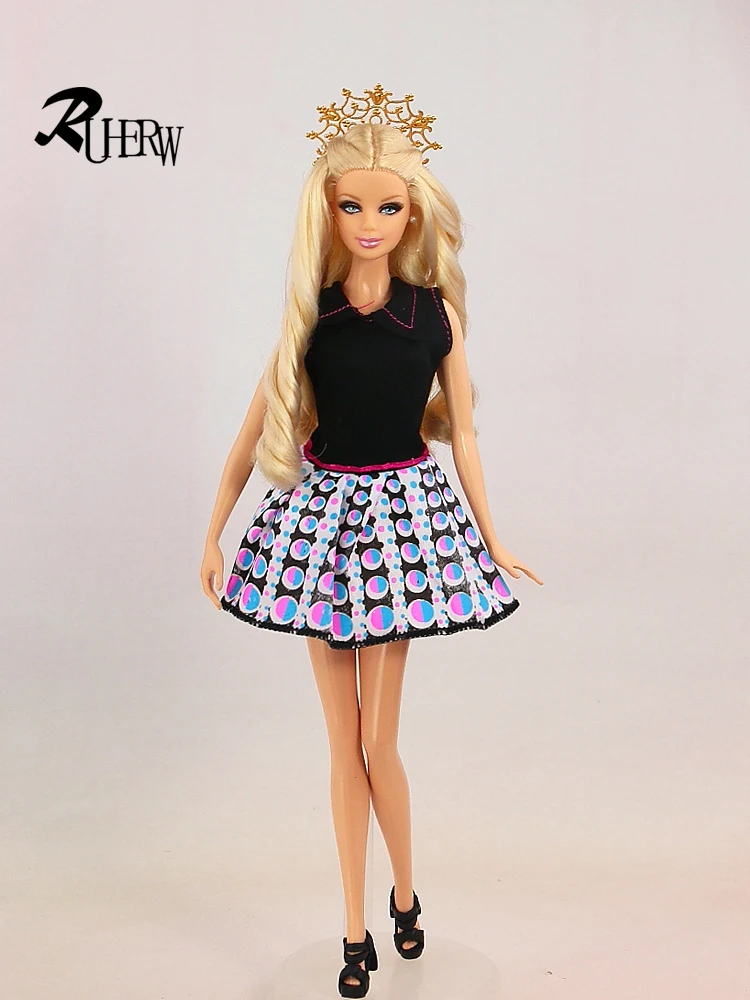5 шт./партия Джинсовая юбка для куклы Барби|dress for barbie|dress barbie dollfor |