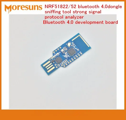 Fast Free Ship 5PCS NRF51822/52 bluetooth 4.0 dongle sniffing tool strong signal protocol analyzer Bluetooth4.0 demo board