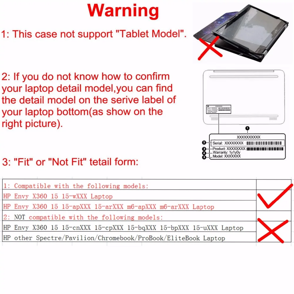 Защитный чехол Alapmk для ноутбука 15 6 дюйма HP Envy X360 wXXX apXXX arXXX [не подходит других
