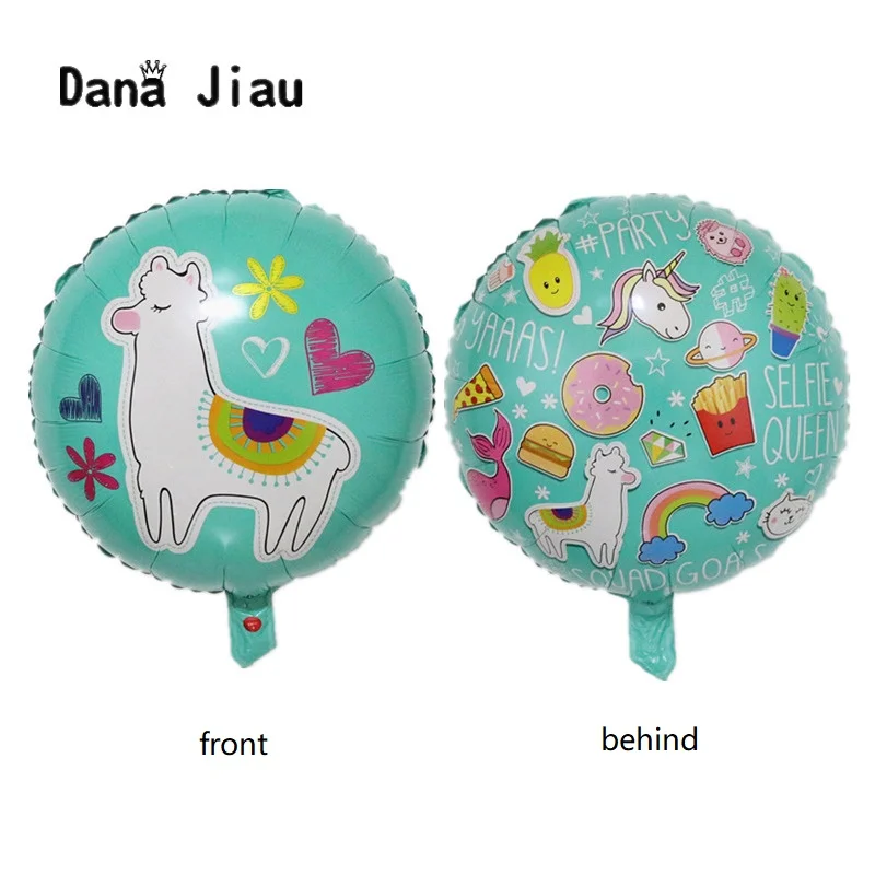 lovely Alpacas Foil Balloons red heart Valentine's Day ball Baby Shower Childrens Birthday Zoo animal theme Party Decoration | Дом и сад