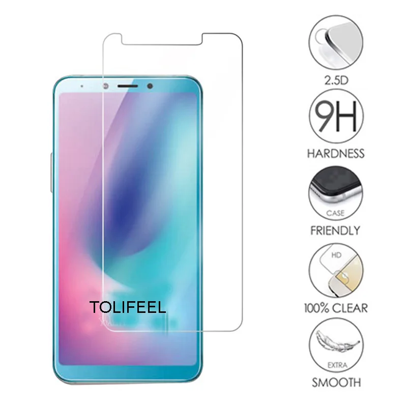 2 шт TOLIFEEL закаленное стекло для samsung Galaxy A6S протектор экрана 9 H прозрачная защитная
