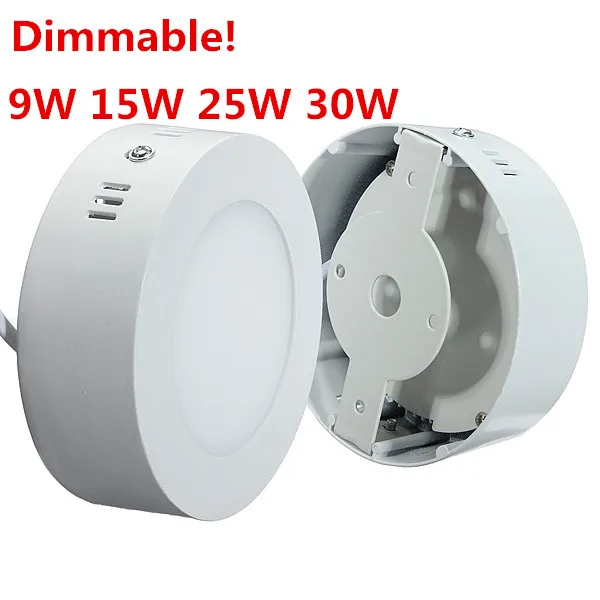 

Free Shipping! Surface Mounted LED Ceiling Panel Light Round Warm/Cold Ceiling Lamp For Foyer Kitchen 9W 15W 25W 30W Dimmable