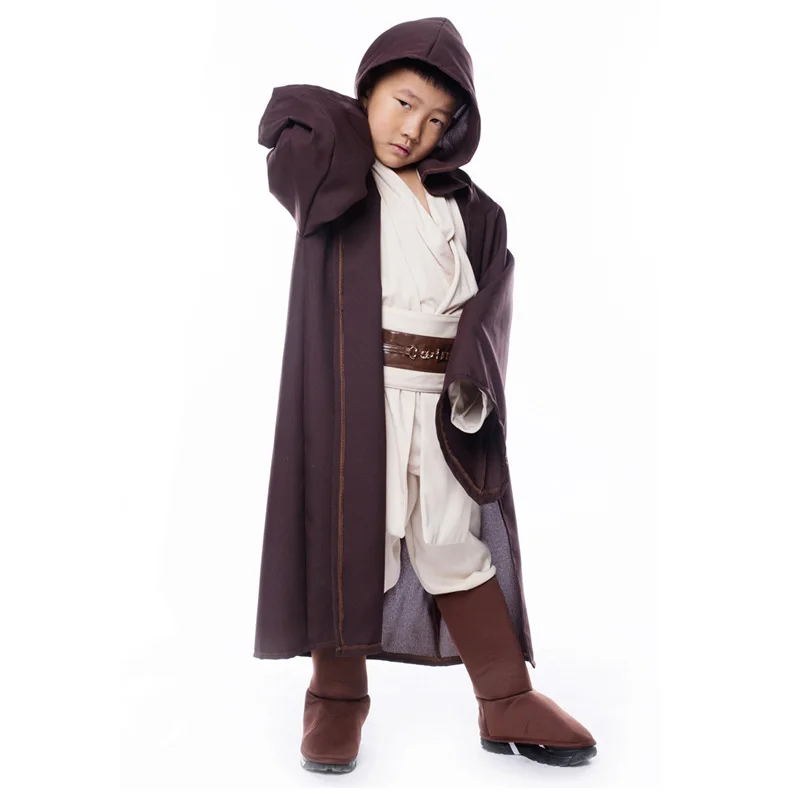 Звездные войны Obi Wan Kenobi рыцарь джедай карнавальный костюм наряд Детский на