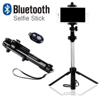 monopod selfie stick bluetooth with button pau de palo tripod for iphone huawei xiaomi samsung android phone camera accessories