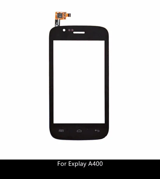 A400 сенсорный экран дигитайзер Переднее стекло Замена для Explay A400 сенсор тачскрин с бесплатной доставкой