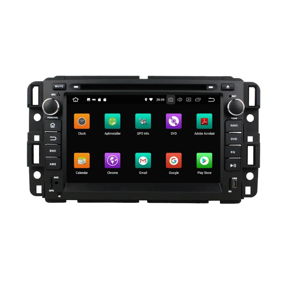 Android 8 0 Восьмиядерный 7 "автомобильный DVD GPS для GMC Yukon Tahoe 2007 2008 2009 2010 2011 2012 радио 4