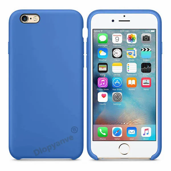 royal blue Есть официальный силиконовый чехол с логотипом для Apple Iphone 7 8 6 6S Plus 5 5S SE чехол для Iphone X XS MAX XR чехол для телефона - Цвет: royal blue