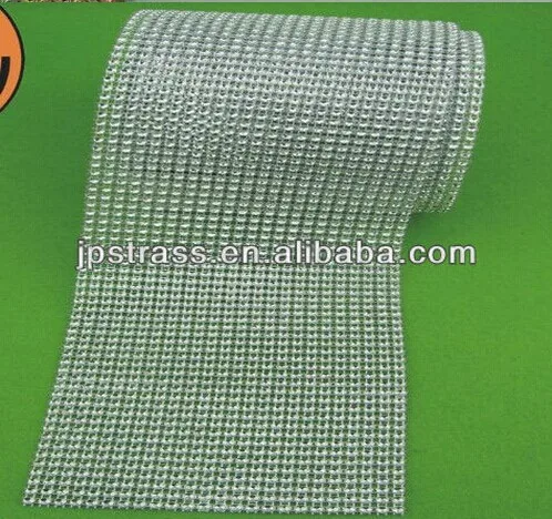 Серебряный цвет пустой пластиковой цепи со стразами размером 3 мм 10 ярдов в