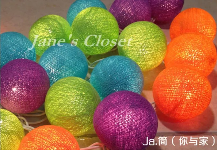 Цветной праздничный шар из хлопка (без подсветки) новогодние украшения для дома