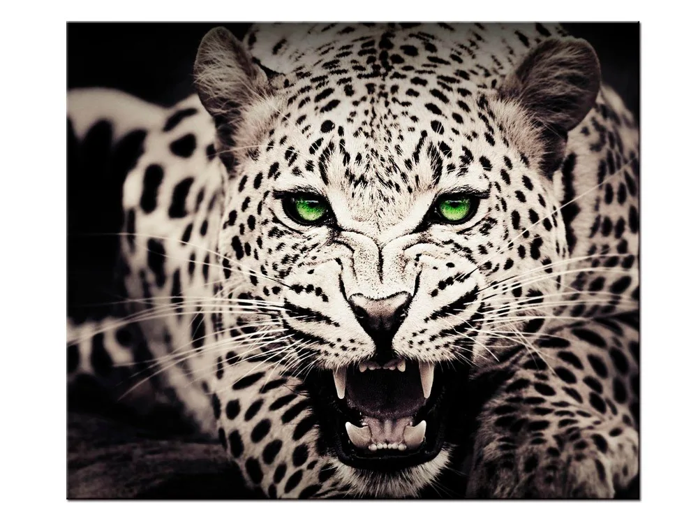 1 шт./компл. большой современный с принтом гепарда в африканском стиле картина