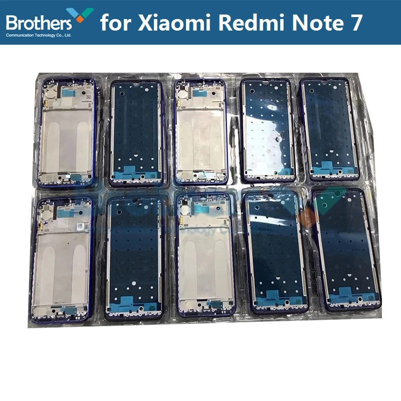 Передняя рамка для Xiaomi Redmi Note 7 рамка-держатель экрана сменная панель ЖК-экрана