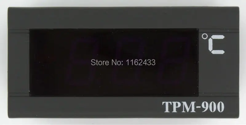 TPM 900 цифровой светодиодный термометр DC / AC 24V flush измеритель температуры с