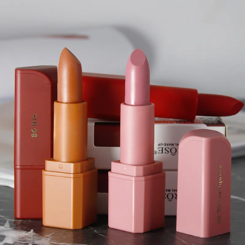 

New Matte Lipsticks Women Sexy Red Lips Color Cosmetics Batom Waterproof Long Lasting Nude Lip Stick Makeup Maquiagem
