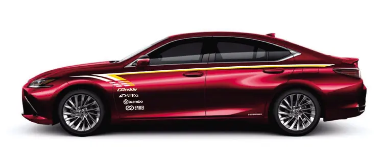 TAIYAO автомобильный Стайлинг спортивный автомобильный стикер для Lexus-19ES200T F SPORT300h350Mark Levinson автомобильные аксессуары и наклейки авто стикер