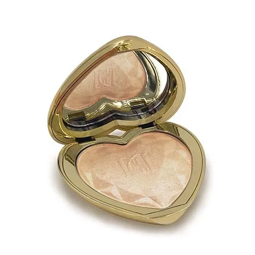 8 цветов в форме сердца выпечки алмаз highlighter порошок Блестящий блестящий для лица Осветляющий хайлайтер Бронзовый осветитель комплект